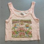 Billabong Women's Tank Top Graphic Sleeveless flower child boho small hippie Photo 0
