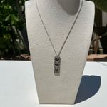 Tiffany & Co. Tiffany Triple Heart Plate Necklace Silver 925 Women’s RARE Photo 7