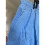 Cato  Light Blue Linen Shorts XL Coastal Resortwear Chic Summer Preppy Vaca Party Photo 2