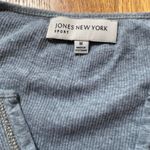 Jones New York  long sleeve grey thermal top Photo 3