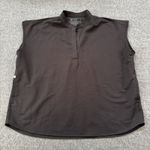 FIGS  XL Rafaela Black Oversized Scrub Popover Top 2 Pockets Photo 0