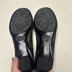 Sofft Ballet Flats Size 9.5 Dark Green Patent Leather Lace Up Bow Back Slip On Photo 4