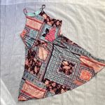 Maurice's  NWOT Blue and Orange Halter Sundress Mini Photo 4