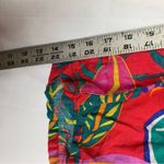 C&C California c & C California women's large linen wide leg crop tropical pants Rio Hawaiian Photo 4