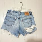 Levi's Vintage  501 Shorts Womens Blue Button Fly High Waisted Cut Off USA Size 31 Photo 6