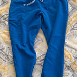 FIGS  Blue Scrub Joggers size Large Photo 0