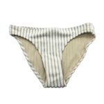 Aerie  Bikini Bottom Terry Striped Ivory Beige XXS Photo 0