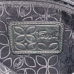 Fossil  Black Leather Crossbody Wallet Bag Purse Photo 7