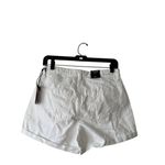 Blanknyc The Perry White Denim Mom Shorts Size 27 Beach Casual Belt Loops Photo 1