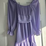Exlura  Dress Purple Backless Photo 1