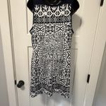 ECI  New‎ York Slip Mini Dress Spaghetti Strap Y2K Size Large Black And White Photo 2