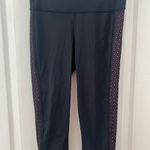 Lululemon Colour Me Quick Crop 17" Black / Flash Light Tone (Size 6) Photo 4