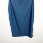 Likely  Driggs Strapless Cocktail Dress Size 8 Knee Length One Shoulder Blue Photo 9