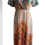 Flying Tomato  MulticolorV-Neck  Maxi Dress S Photo 2