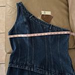 Anthropologie Anthro Forever That Girl Camila One-Shoulder Denim Midi Dress Photo 15