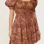 Ulla Johnson  Juniper Puff Sleeve Floral Mini Dress $375 Fairy Peasant Milkmaid Photo 0