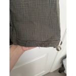 Splendid  Sleeveless Button Front V-Neck Crinkle Tank Top Dark Olive Women's S Photo 2