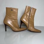 Buffalo London Vintage Y2K Tan Leather Ankle Boots Women’s Size EU 38 US 7.5 Photo 2