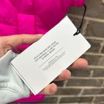 UGG  Reversible Pink Puffer Vest Full Zip Button Up Sleeveless Women Sz Large NWT Photo 6