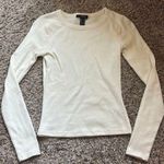 Forever 21  Cream Fitted Long Sleeve  Photo 0