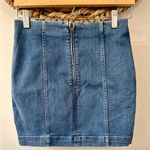 Free People Modern Femme Denim Skirt Size 4 Photo 2
