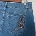 Riders By Lee Midrise Bootcut Jeans Embroidered Pockets Blue Fits Like Size 12 Photo 4