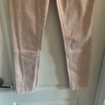 Aritzia Women’s 24 Denim Forum The Yoko High Rise Slim Light Pink Fray Jeans Photo 2