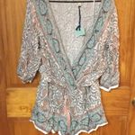 Chelsea and Violet Paisley Romper Photo 1