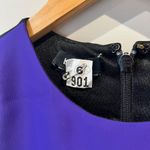 Bebe  Purple Asymmetrical Mini Dress Photo 3