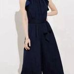 Loft Women's Flutter Wide Leg Jumpsuit - Forever Navy - Size 4 Photo 0