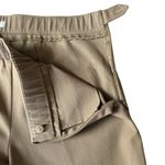 J.Jill Precision Stretch tan creased pull on pant side button zip 6 petite Photo 3