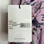NWT AMUR Acacia Lilac Lily Wildflower Floral Tie Strap Ruffle Dress Size 14 Purple Photo 10