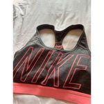 Nike Dri-Fit Grey And Pink Sports Bra Woman’s Size Small Photo 2