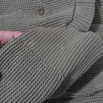 Ralph Lauren Lauren  Women's‎ Waffle Knit Cowl Neck Hoodie Pullover Green Size M Photo 11