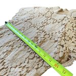 Vintage Iceberg Made in Italy Lace Half Sleeve Suede Snap Collared Top NWT Tan Size M Photo 9