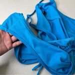 Hurley Blue One-Piece Swimsuit Womens Large Cinched Sides Photo 10