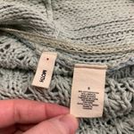 Moth Cardigan Womens‎ Small Mint Green Cotton Linen Open Front Crochet Knit Long Photo 4