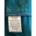 Womens Teal Corduroy Button Front Vest Size Medium Blue Size L Photo 4