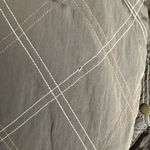 Orvis  Women’s Brown Snap Button Faux Fur Lined Cost Large Pockets Chore Quilted Photo 6