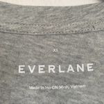 Everlane NEW The Organic Cotton V-Neck in Heathered Gray Photo 6