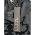 Kische Velvet Burnout Tank Black Linen Blend SIze Small Photo 5