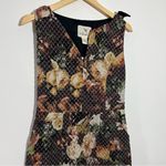 Anthropologie Tabitha Tema Quilted Floral Dress With Pockets Size 6 Photo 3