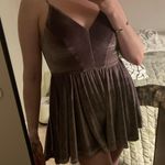 Urban Outfitters Silence + Noise Velvet Romper Photo 0