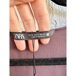 ZARA NWT Kimono Sleeve Knotted Satin Sheen Cocktail Midi Dress Purple Women's XS Photo 5