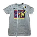 MTV women’s gray graphic tee shirt sz M NWT Size M Photo 4