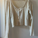Aerie  Cream Long Sleeve Top Photo 0