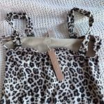 SKIMS  Signature Swim Strapless One Piece Champagne Leopard Print Size Medium Photo 7