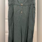 Greylin  Green Button Jumpsuit Size XL Photo 1