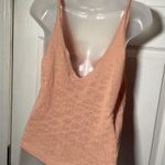 FP Beach  Peach Orange Pink Pullover Round Hem Tank NWT Knit Small Casual Preppy Photo 5