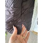 Weathercast Women's Quilted Hideaway Hoodie Zipper & Button Up Parka Jacket XL Black Photo 4